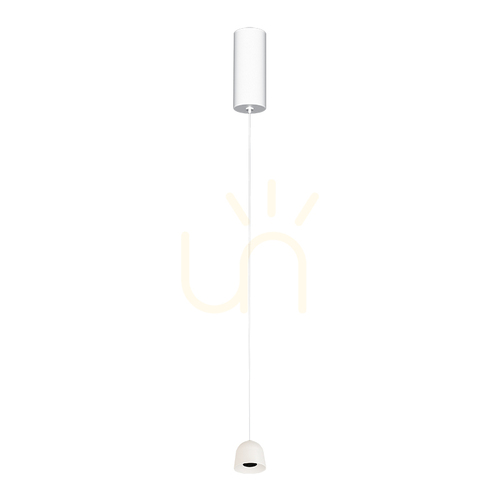 Check Pendant LED Light ZAMBELIS 25136 7W 3000K Sandy White Aluminium