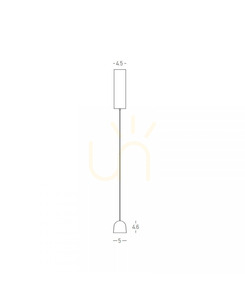 LED Pendant Light 7 W 3000 K Dimmable, Sandy Black Aluminium, Zambelis 25137 small 3