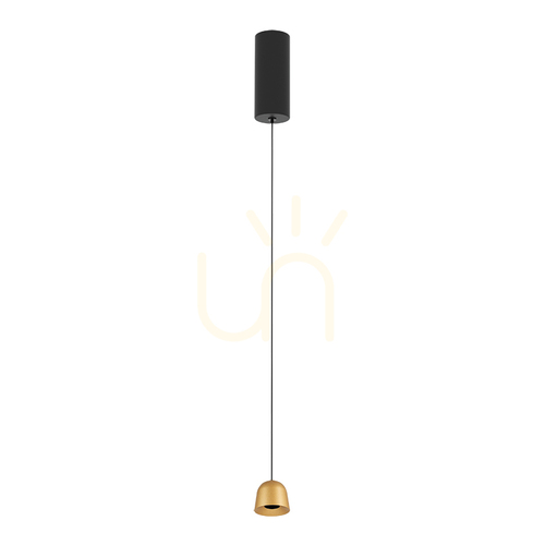 Check Pendant LED Light 7W 3000k Gold Aluminium ZAMBELIS
