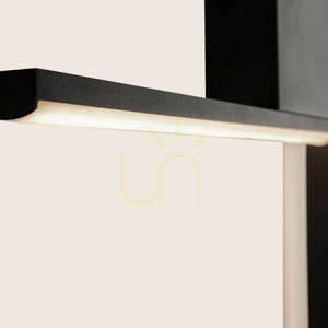 Zambelis 25148 sandy black LED wall light 10 W 3000 K TRIAC small 3