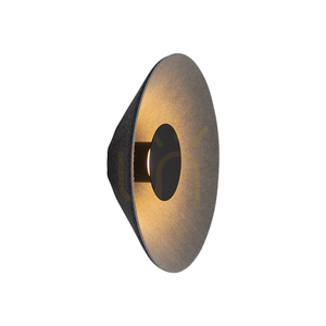 Sconce LED Light 6W Acoustic Light Grey - Black ZAMBELIS small 0