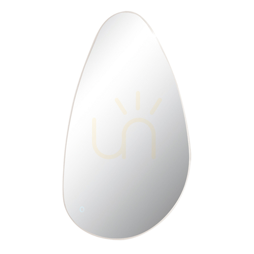 Check Mirror With LED Light 18W 3000k-4000k Touch Dimming Switch Ip44 ZAMBELIS