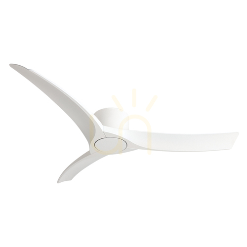 Check Ceiling Fan Without Light, White Matt Metal – ABS ZAMBELIS