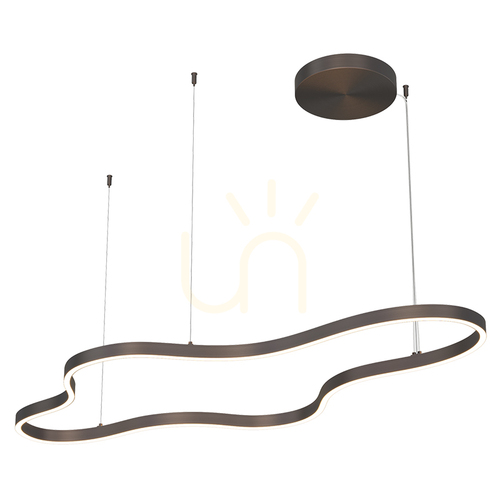 Check Pendant LED Light 95W 3000k Triac Brushed Coffee ZAMBELIS