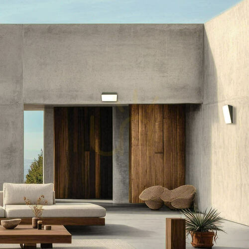 Check Outdoor Wall LED Light 10W 3000k Graphite Aluminium Ip65 ZAMBELIS