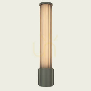 Outdoor Wall LED Light 12W 3000k Graphite Aluminium - Glass - Acrylic Ip54 ZAMBELIS small 2