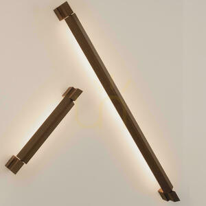 Outdoor Wall LED 350° Rotatable Light 12W 3000k Brown Aluminium Ip54 ZAMBELIS small 0