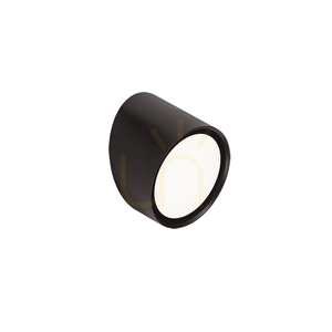 Outdoor Wall LED Light 7W 3000k Black Aluminium Ip65 ZAMBELIS small 1