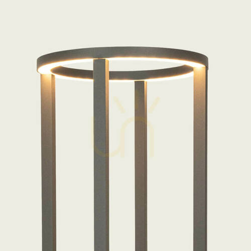 Check Outdoor Floor LED Light 9.2w 3000k Graphite Ip65 ZAMBELIS
