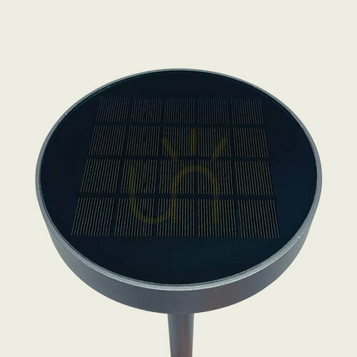 Check Outdoor Spike LED Solar Light 2W 3000k With Sensor Graphite Aluminium Ip54 ZAMBELIS