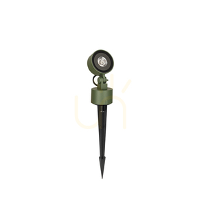 Outdoor Spike LED Light 10W 3000k Green Aluminium Ip65 ZAMBELIS small 1