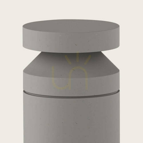 Check Outdoor Bollard LED Light 20W 3000k Concrete - Metal - Glass Ip65 ZAMBELIS