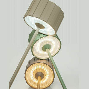 Outdoor Portable Table Lamp LED 2W 2700k-4000k-6500k Sandy Milk TEA Ip44 ZAMBELIS small 3