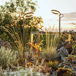 Zambelis E494 brown garden spike light LED 7 W 3000 K IP65 small 0