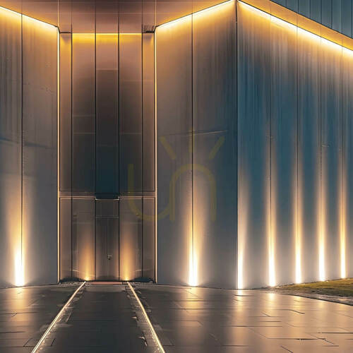 Check LED Facade Wall Washer E495 9 W 3000 K, Graphite, IP65, ZAMBELIS