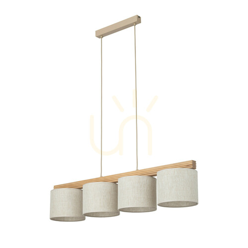 Check Viga Shade Pendant Light 4 Xe27