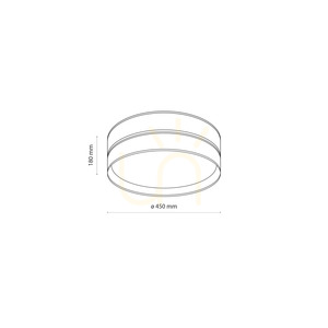 Dorma Wood Juta Ceiling Light 45 cm 4xE27 small 7