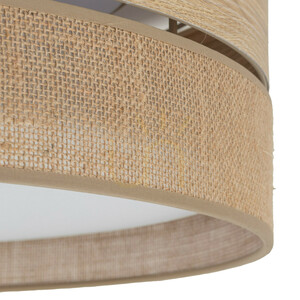 Dorma Wood Juta Ceiling Light, 4 Xe27 small 3