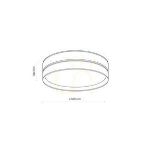 Dorma Wood Juta Ceiling Light, 4 Xe27 small 7