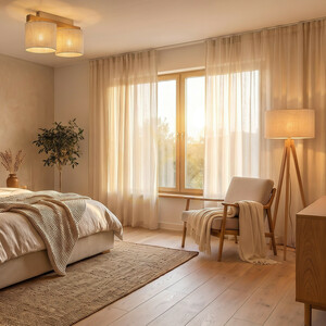 Viga Shade Pine Floor Lamp 1 Xe27 small 3