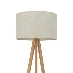 Viga Shade Pine Floor Lamp 1 Xe27 small 5
