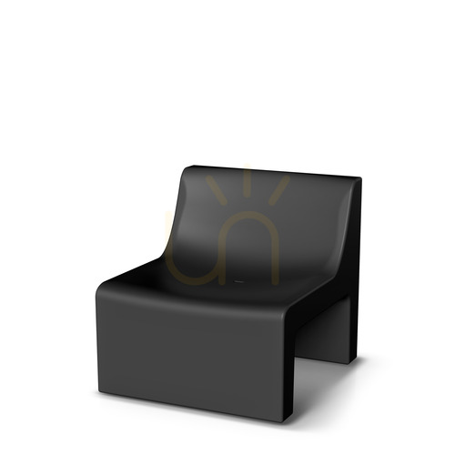 Check FCOK787R Cone Garden Armchair - Black FERNE