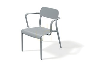 FRIK667 Rimo Garden Armchair - Agate Gray by FERNE small 0