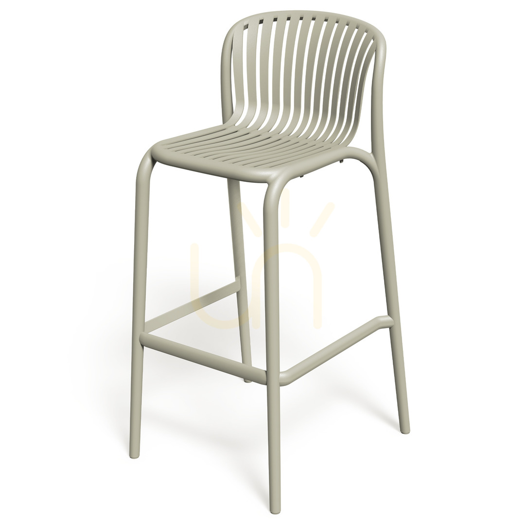 FBRK5510 Brene Outdoor Bar Stool - Beige Senza by FERNE