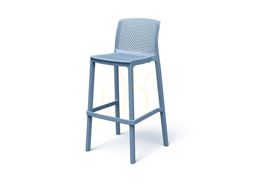 Check FNEK5510 Nexo Outdoor Bar Stool - Denim Blue by FERNE