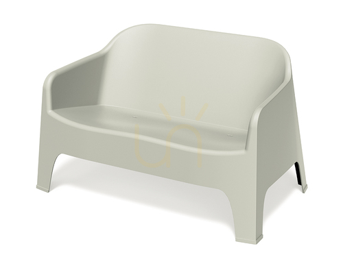 Check Milane FMIK1277 Garden Bench - Beige "Senza" by FERNE