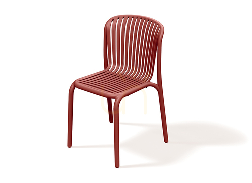 Check FBRK558 Brene Garden Chair - Retro Red by FERNE