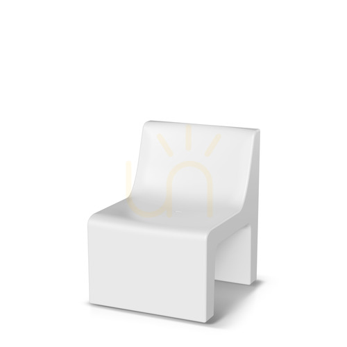 Check FCOK668R Cone Garden Chair - White FERNE