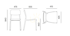 FRIK568 Rimo Garden Chair - Agate Gray by FERNE 1 FRIK568 Rimo Garden Chair - Agate Gray by FERNE small 1