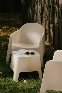Milane FMIK768 Garden Chair with Armrests - Agate Gray by FERNE small 3
