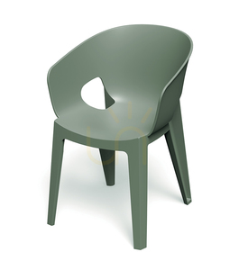 FPRK568 Premo Garden Chair with Armrests - Verde Green by FERNE small 0