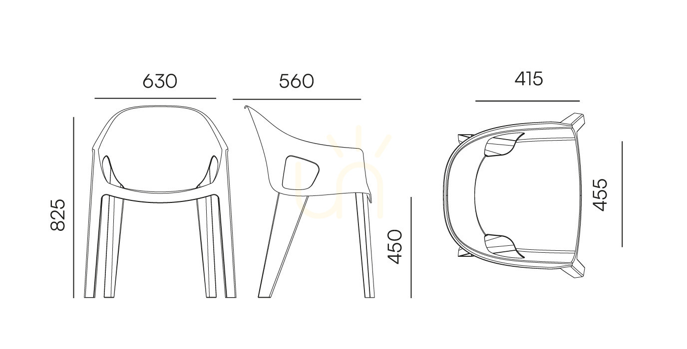 View FPRK758 Premo Garden Chair with Armrests - Earthy Taupe FERNE FPRK758 Premo Garden Chair with Armrests - Earthy Taupe FERNE