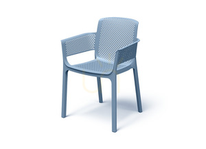 FNEK658 Nexo Garden Chair with Armrests - Denim Blue FERNE small 0