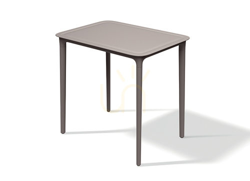Check FRIS867 Rimo Outdoor Dining Table - Earthy Taupe FERNE