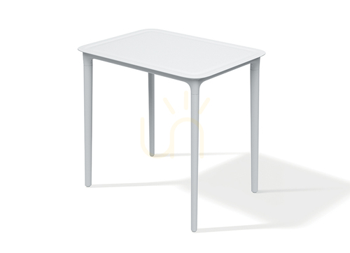 Check FRIS867 Rimo Garden Dining Table - White FERNE