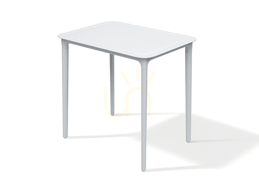 FRIS867 Rimo Garden Dining Table - White FERNE