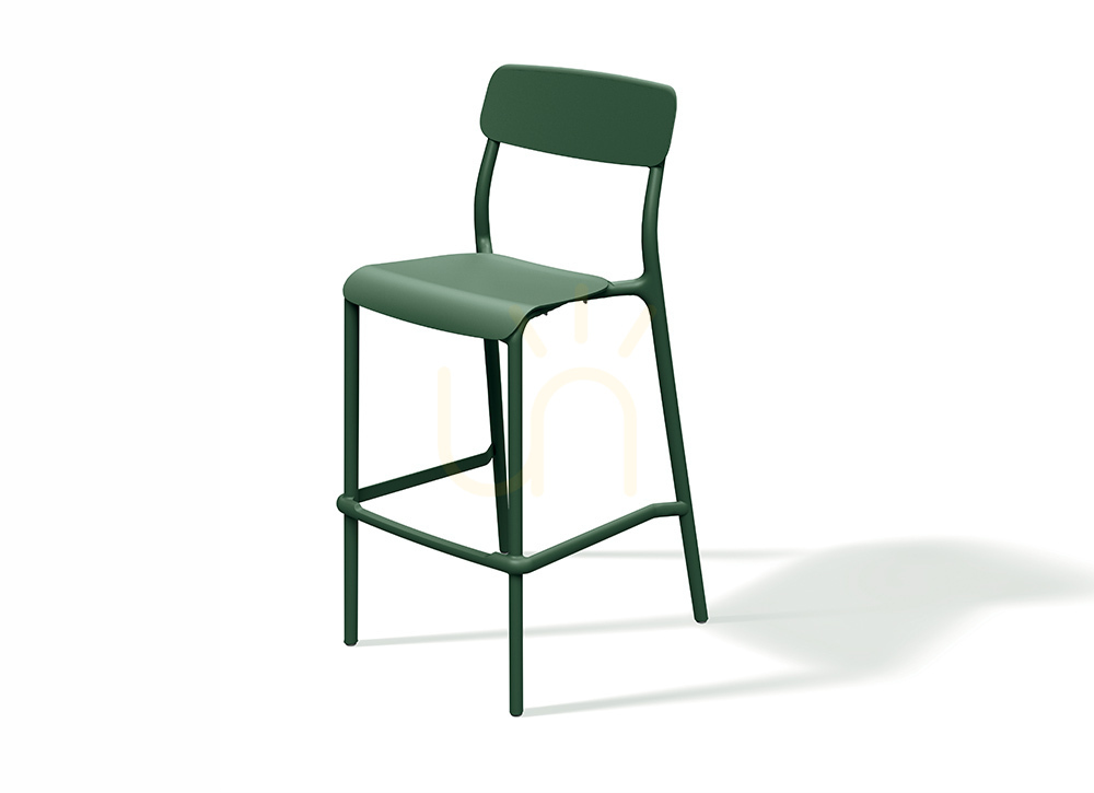 FRIK5511 Rimo Tall Garden Bar Stool - FERNE Pine Green