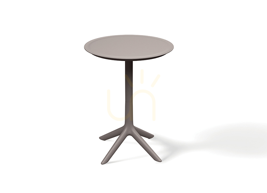 FRIS67 Rimo Tall Garden Side Table - Earthy Taupe FERNE