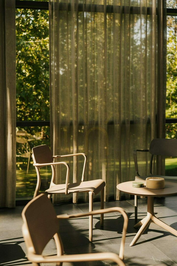 Display FRIS67 Rimo Tall Garden Side Table - White by FERNE FRIS67 Rimo Tall Garden Side Table - White by FERNE