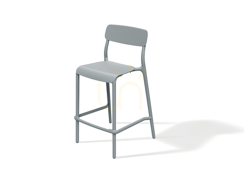 Check FRIK5510 Rimo Low Garden Bar Stool - Agate Gray by FERNE