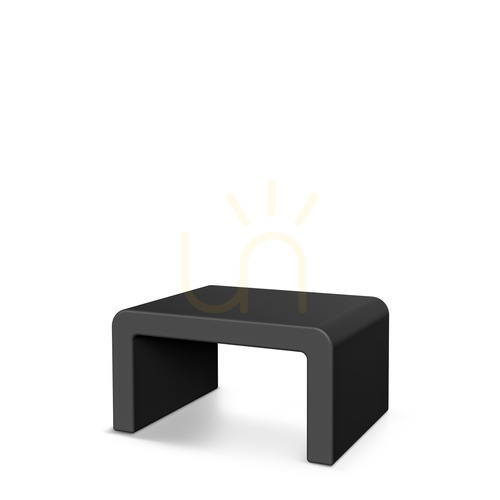 Check FCOS764R Cone Medium Garden Coffee Table - Black by FERNE