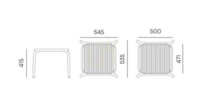 Brene FBRS554 Garden Side Table - Carbon Fiber by FERNE 1 Brene FBRS554 Garden Side Table - Carbon Fiber by FERNE small 1