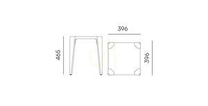 FLOS445 Lottie Garden Side Table - Light Gray FERNE 1 FLOS445 Lottie Garden Side Table - Light Gray FERNE small 1