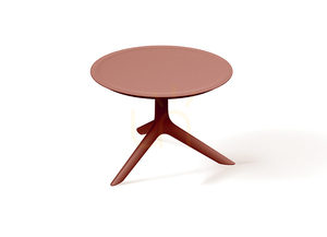 Garden Side Table FERNE Rimo FRIS64 Burnt Brick Ø57 cm small 0