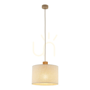TK-Lighting Viga Shade 11799 pendant light, pine, beige 30 cm shade, 1×E27 small 8