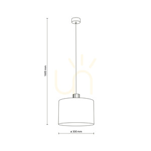 TK-Lighting Viga Shade 11799 pendant light, pine, beige 30 cm shade, 1×E27 small 9